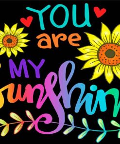 you-are-my-sunshine-hand-lettering-paint-by-number