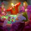 Joker Playing Poker Paint by numbers