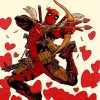 Deadpool In Love Paint by numbers