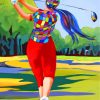 Golf Player Paint by numbers