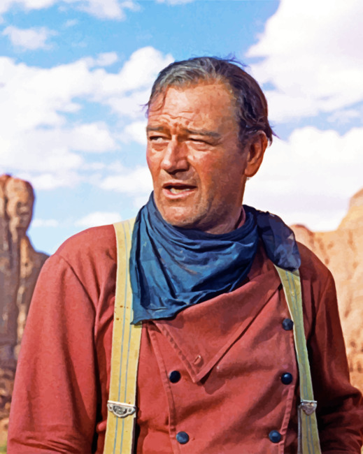 colored-john-wayne-paint-by-number colored-john-wayne-paint-by-number