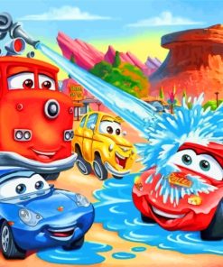 Lightning Mcqueen Paint by numbers