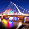 Cable-Stayed-Bridge-Dublin-at-Night