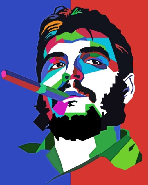 Che Guevara Pop Art Paint by numbers