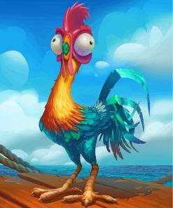 Hei Hei Rooster Paint by numbers