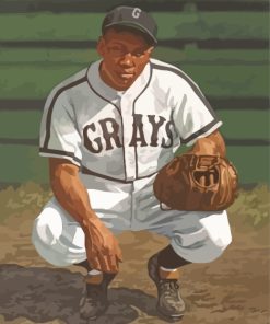 Josh Gibson Negro Paint by numbers