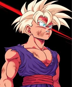 Son Gohan Paint by numbers