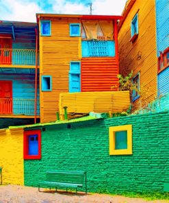 aesthetic-colorful-La-Boca-argentina-paint-by-numbers