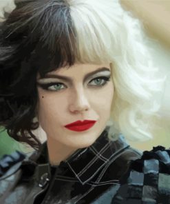 Emma Stone Cruella Paint by numbers