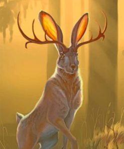 Fantastic Jackalope Paint by numbers