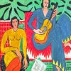 Musician Women Matisse paint by numbers