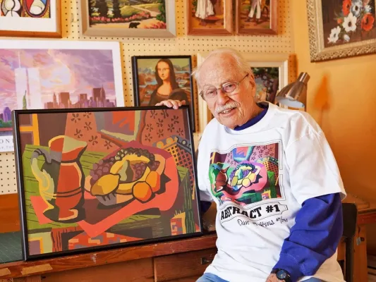 Dan Robbins Abstract paint by numbers