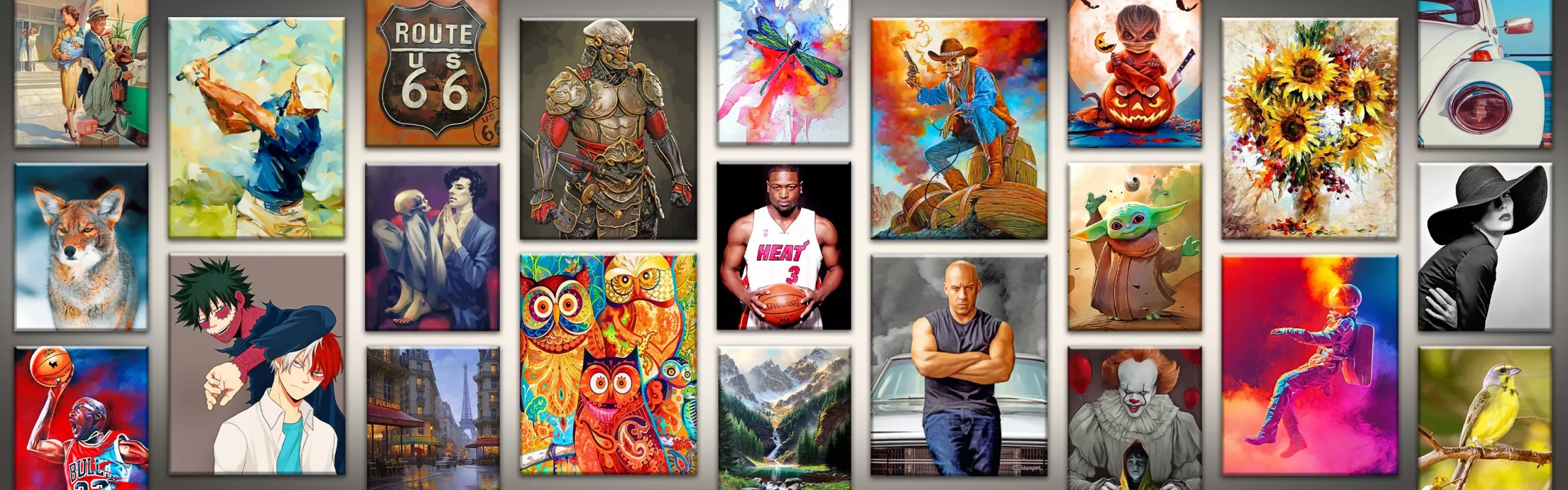 paint by numbers for adults collections
