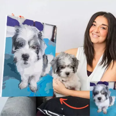 Dog Custom paint by numbers