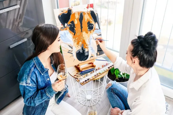 How to paint by numbers