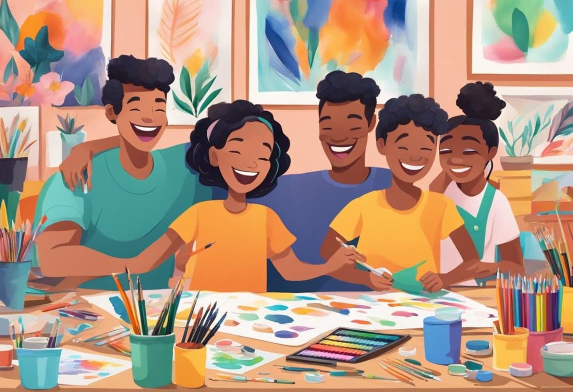 art to strengthen family bonds