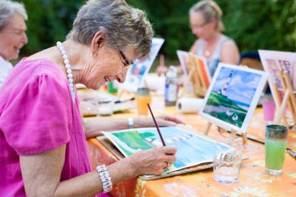 Ease stress with paint by numbers