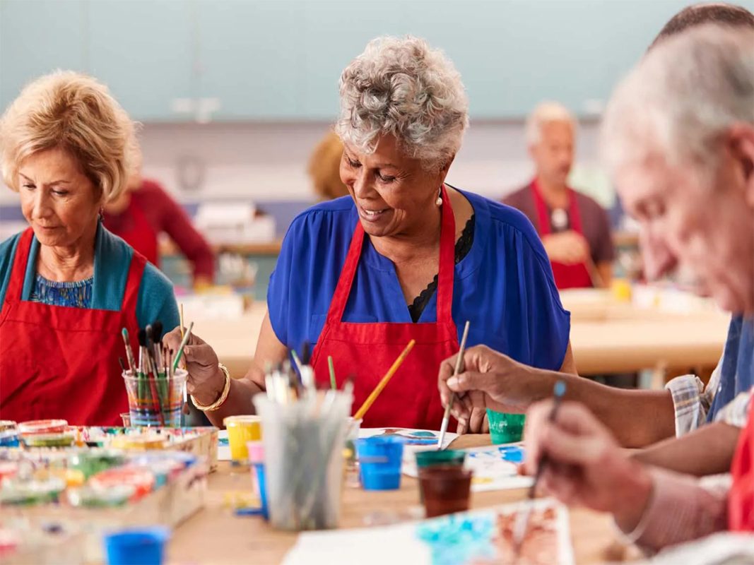 seniors painting