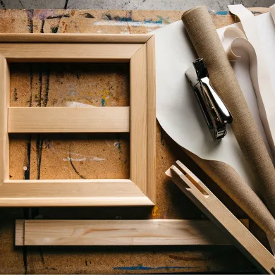 How to stretch a canvas onto a frame